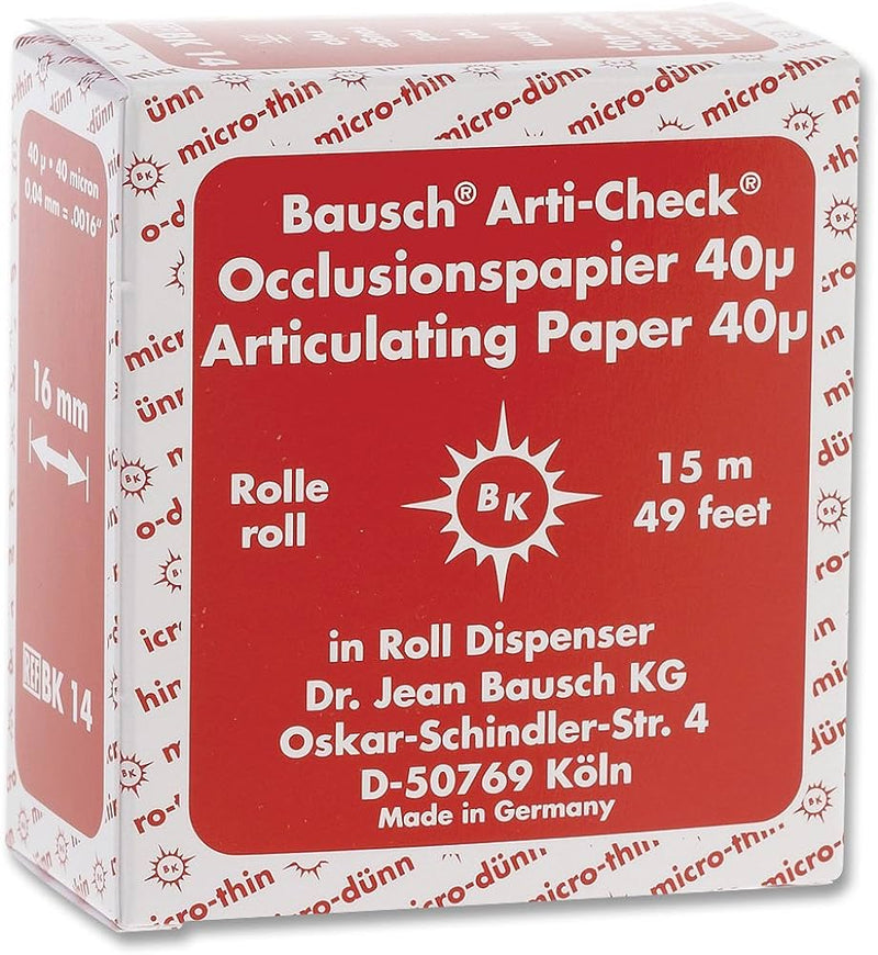 Bausch Arti-Check® Articulating Paper – Roll-in Dispenser
