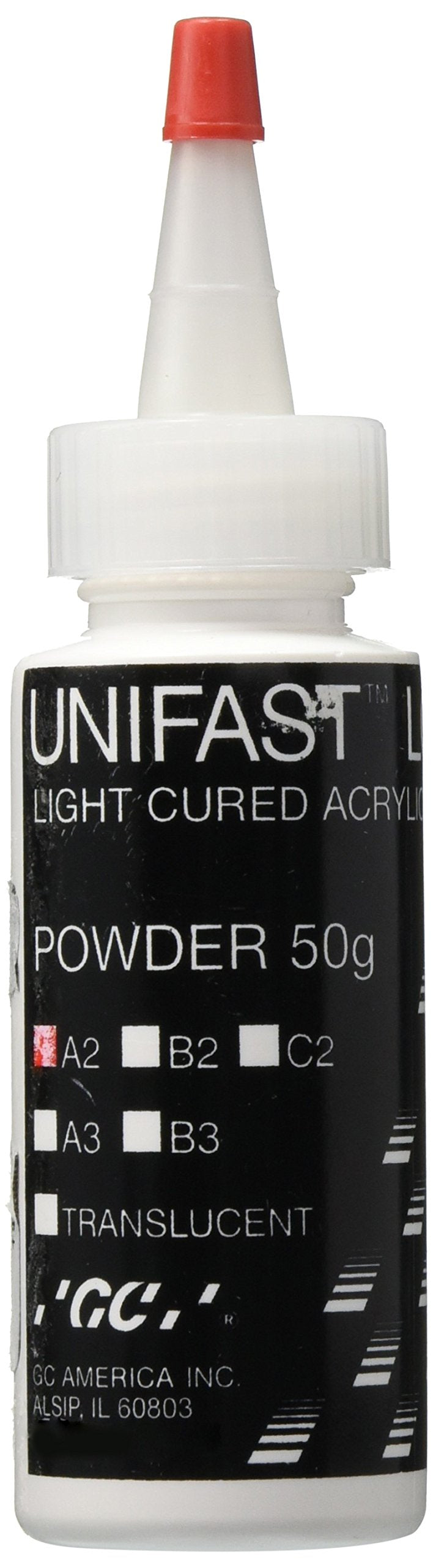 Unifast™ LC Light-Cured Temporary Material – Powder Refill, 50 g/Bottle ...