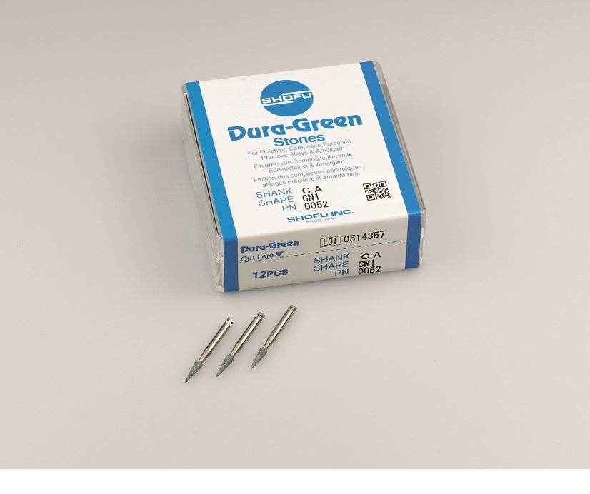 Dura Green Stones RA – 12/Pk for Precision Dental Grinding and