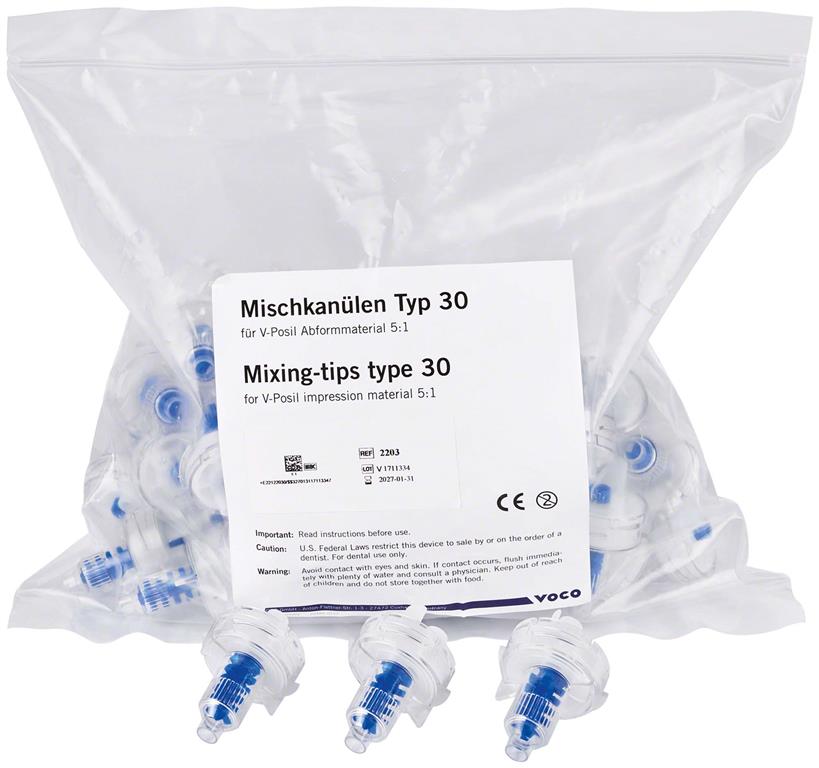 Type 30 Mixing Tips for V-Posil Heavy Soft Fast