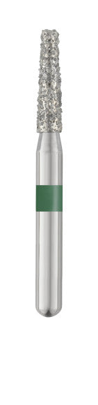 Sterile Piranha Modified Flat End Taper Diamond Bur - Shorter than Short Shank - 25/Roll