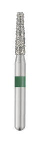Sterile Piranha Modified Flat End Taper Diamond Bur - Shorter than Short Shank - 25/Roll