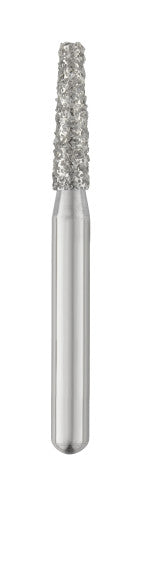 Sterile Piranha Modified Flat End Taper Diamond Bur - Shorter than Short Shank - 25/Roll
