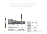 SureCut, Carbide, Crown Preparation - FG - 5/Pk