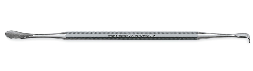 Surgical Elevators – # 2 Periosteal, Molt, Double End, Octagonal Handle