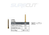 SureCut, Carbide, Trim & Finish, LongFlame Burs FG - 5/Pk