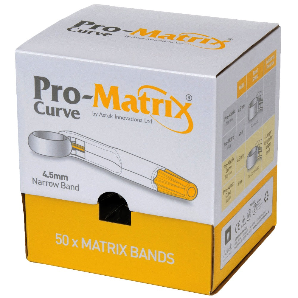 Pro-Matrix™ Curved Bands - 50/Pkg | Enhanced Contour for Dental ...