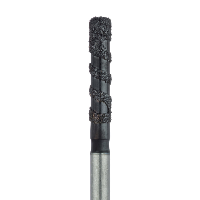 Black Cobra Diamonds – Round End Cylinder, FG, 5/Pkg