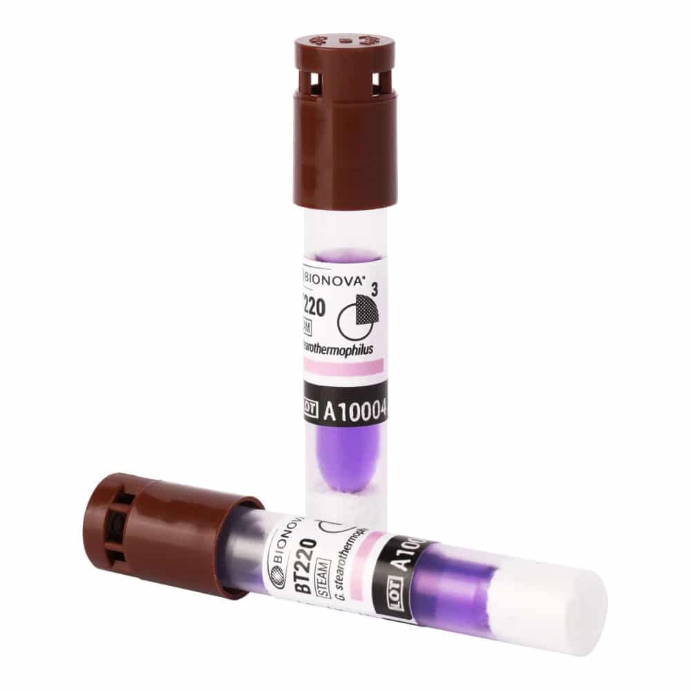 Biological Indicator for Steam Super Fast Self-Contained - 3 hr Readout | 50/ PK - EXP - 07/2025