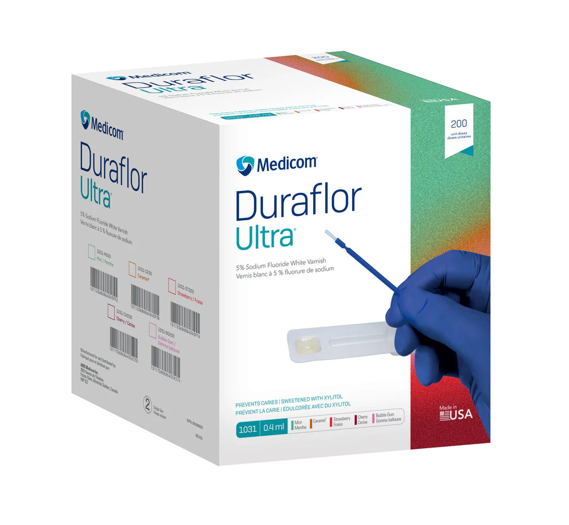 Duraflor® Ultra™ 5% Sodium Fluoride White Varnish, 0.4 ml Unit Dose - EXP - 02/2025