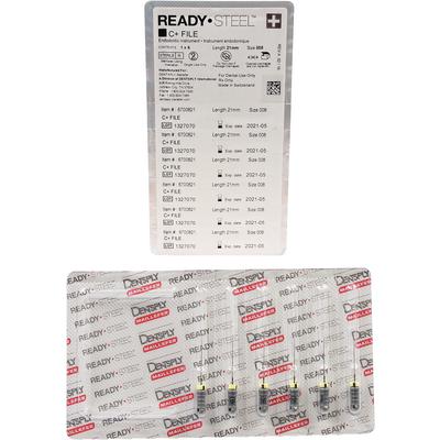 C+ Files – Stainless Steel, Sterile, 6/Pkg - 08-21mm (Gray) | EXP - 11/2025