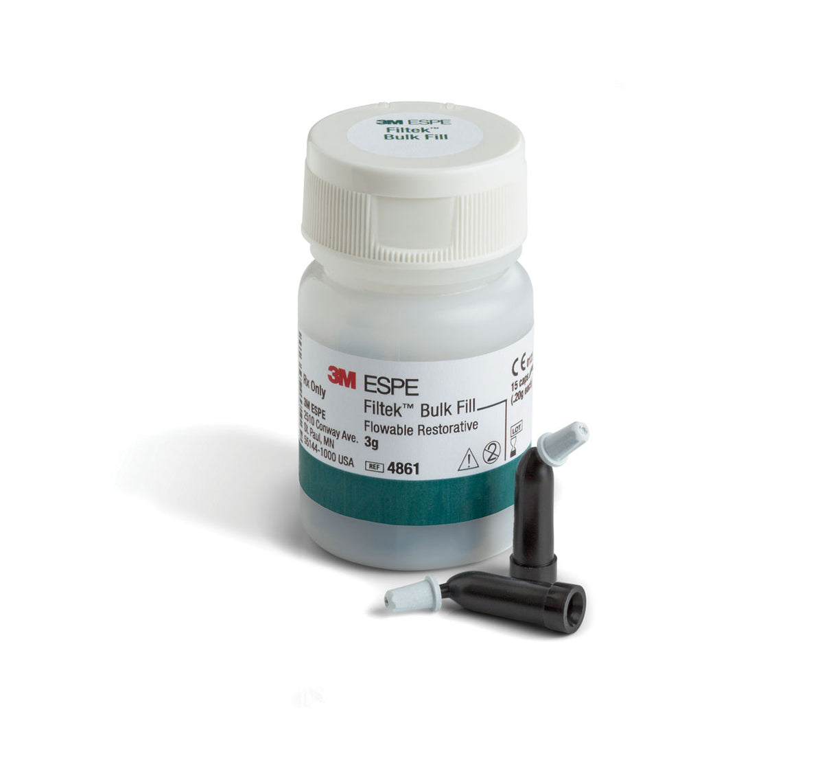 Filtek™ Bulk Fill Flowable Composite Restorative Capsules – 0.2 g, 15/Pkg - A2 | Open Pack - EXP - 11/2027