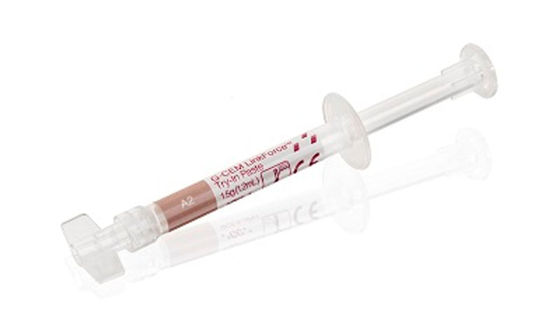 G-CEM LinkForce Adhesive Resin Cement – Try-In Paste, 1.5 g Syringe Refills