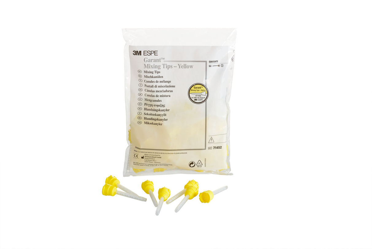 Garant™ VPS Intraoral Tips – Yellow, 50/Pkg