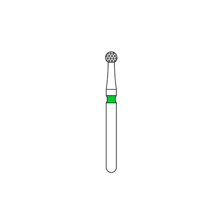 Priva Rotary Diamond Burs - Round - 5/Pk
