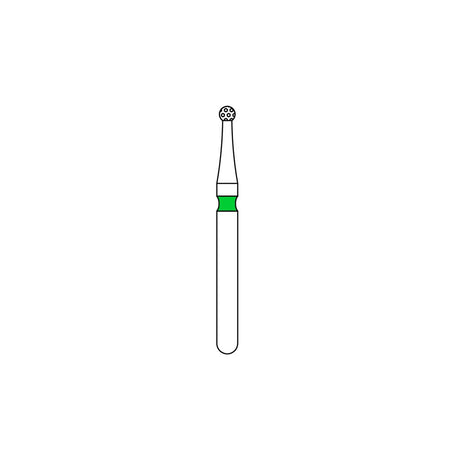 Priva Rotary Diamond Burs - Round - 5/Pk