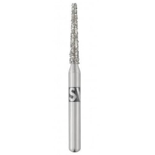 Sterile Piranha Flat End Taper Diamond Bur - 25/Roll