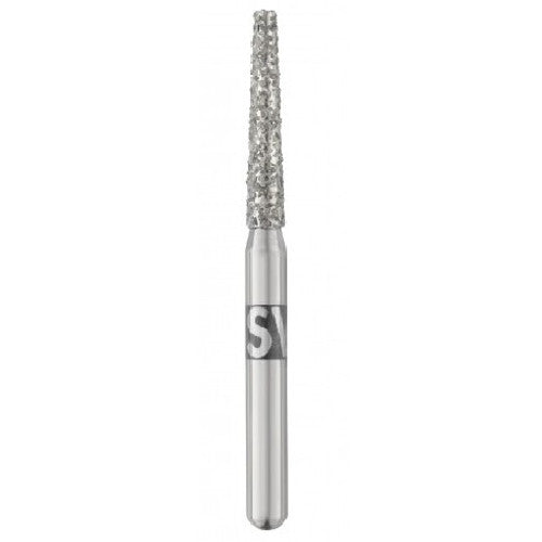 Sterile Piranha Flat End Taper Diamond Bur - 25/Roll
