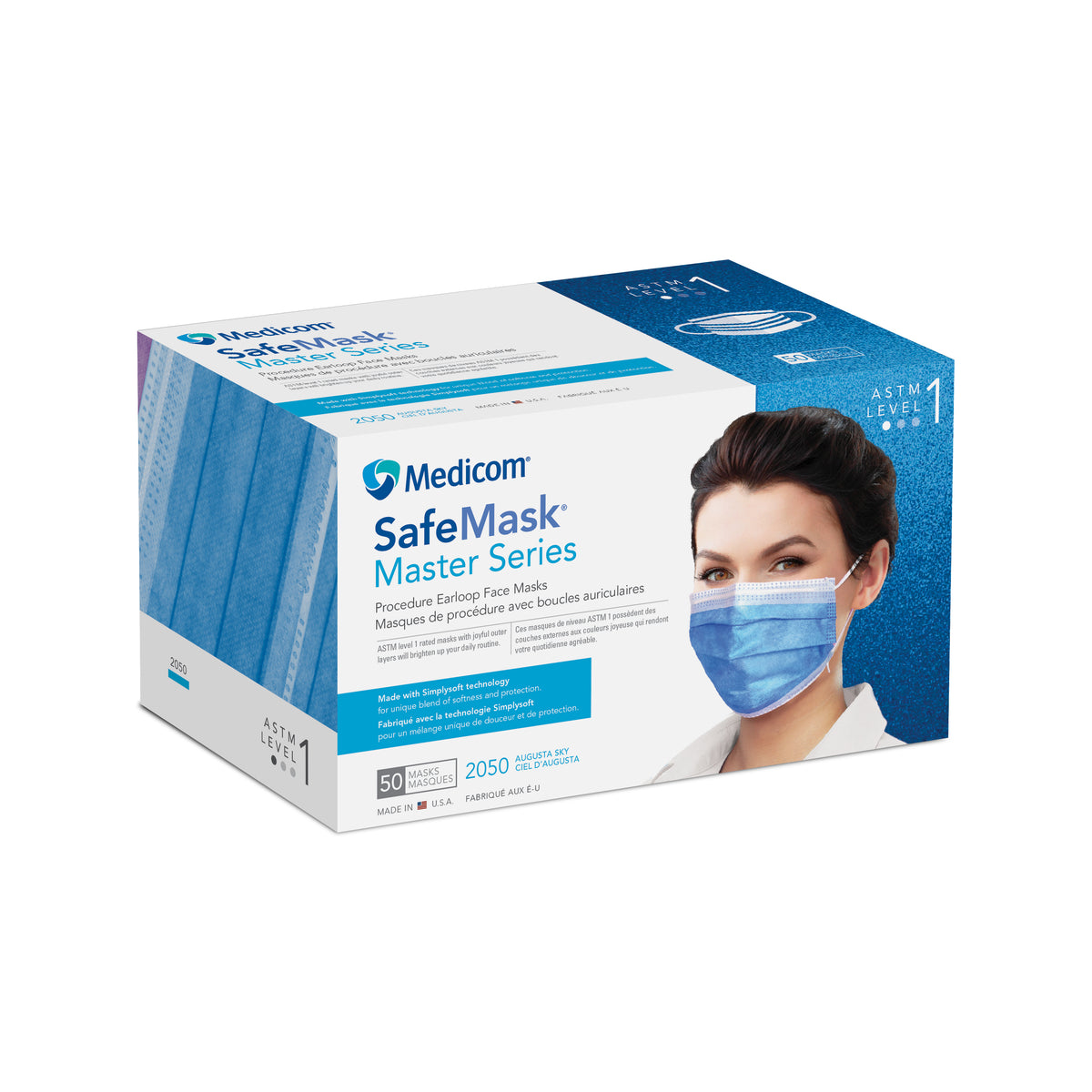 SafeMask® Master Series Earloop Masks – 50/Box | Premium Comfort ...