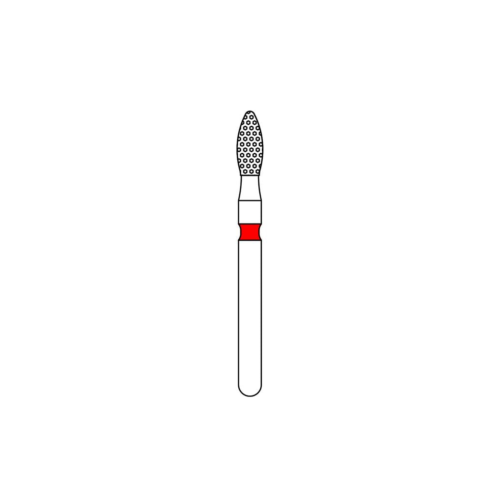Priva Rotary Diamond Burs - Football - 5/Pk