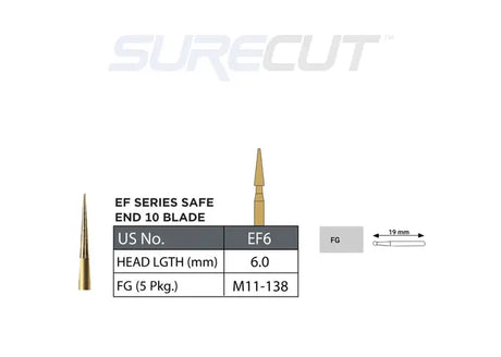 SureCut, Carbide, Trim & Finish, EF, Safe End, FG - 5/Pk