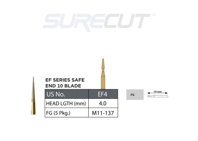 SureCut, Carbide, Trim & Finish, EF, Safe End, FG - 5/Pk