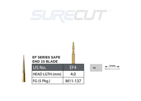 SureCut, Carbide, Trim & Finish, EF, Safe End, FG - 5/Pk