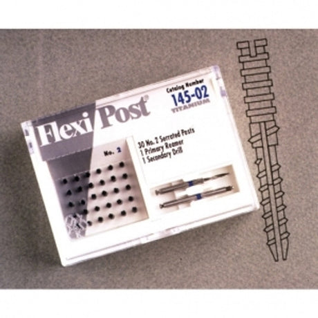Flexi-Post® Prefabricated Split Shank Post, Titanium Refills