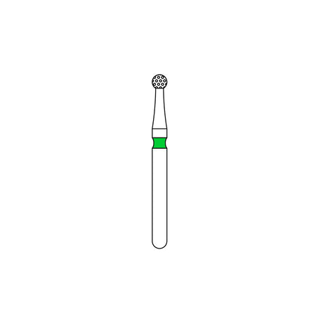 Priva Rotary Diamond Burs - Round - 5/Pk