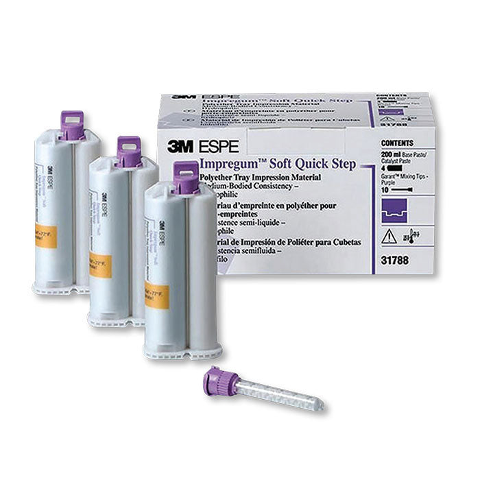 Polyether Dent Impregum™ Soft Polyether Impression Material Quick Step Tray Material ...