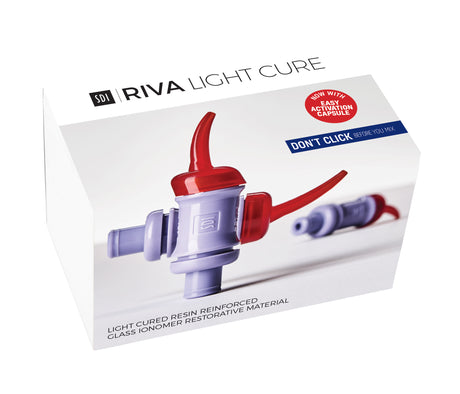 Riva Light Cure Glass Ionomer Restorative.