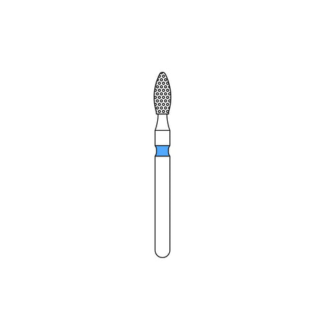 Priva Rotary Diamond Burs - Football - 5/Pk