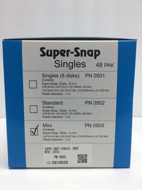 Super-Snap® Buff Disk – Mini Disks, 48/Pkg