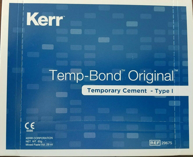 TempBond Tubes Temporary Crown and Bridge Cement