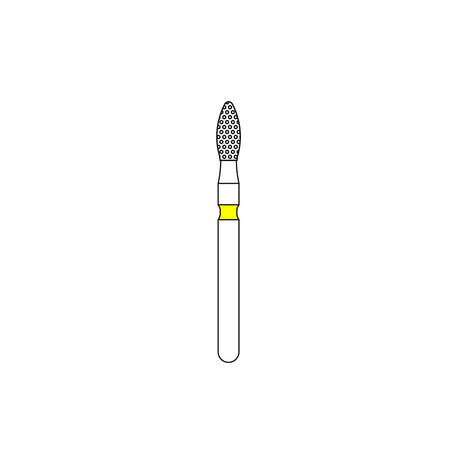 Priva Rotary Diamond Burs - Football - 5/Pk