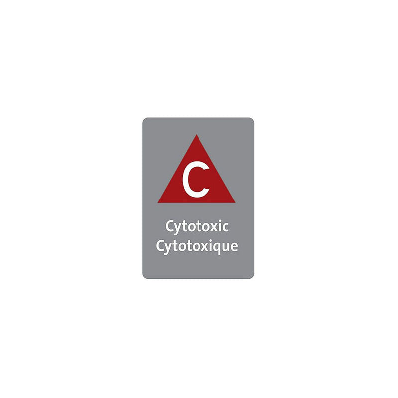 Cytotoxic Identification Label, W2-1/4" x L3-1/4" Large