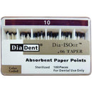 Dia-ISO GT™ Absorbent Paper Points – 0.06 Taper, ISO-GT, 100/Pkg - 3Z Dental