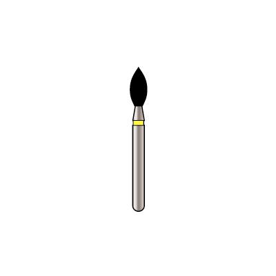 Alpen® x1 Single Use Diamond Burs – FG, Extra Fine, Yellow, 25/Pkg