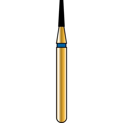 Alpen® Multi Use Diamond Burs – FG, Coarse, Blue, Cone, Tapered Flat End, 5/Pkg