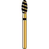 Alpen® TurboCut™ Diamond Burs – FG, Super Coarse, Black, 5/Pkg