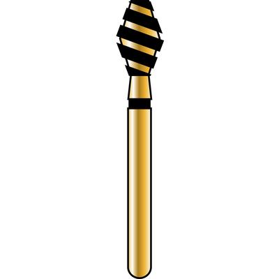 Alpen® TurboCut™ Diamond Burs – FG, Super Coarse, Black, 5/Pkg