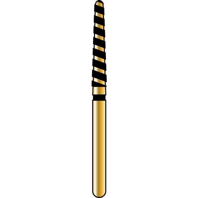 Alpen® TurboCut™ Diamond Burs – FG, Super Coarse, Black, 5/Pkg