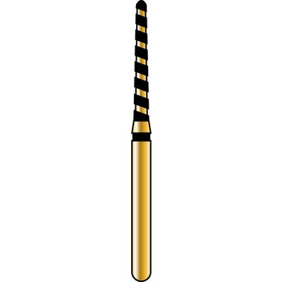 Alpen® TurboCut™ Diamond Burs – FG, Super Coarse, Black, 5/Pkg