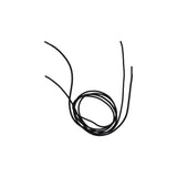 Shoe Lace, Elastic, L24"