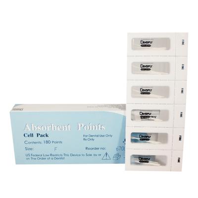 Absorbent Paper Points – Sterile, Cell Pack, 180/Box