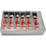 Gutta Percha Points – Hand Rolled, Color Coded, 20 Points/Vial, 6 Vials/Box
