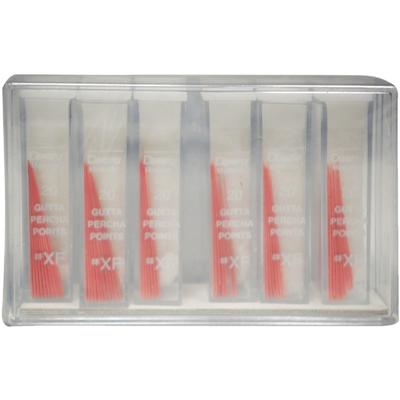 Gutta Percha Points – Hand Rolled, Color Coded, 20 Points/Vial, 6 Vials/Box
