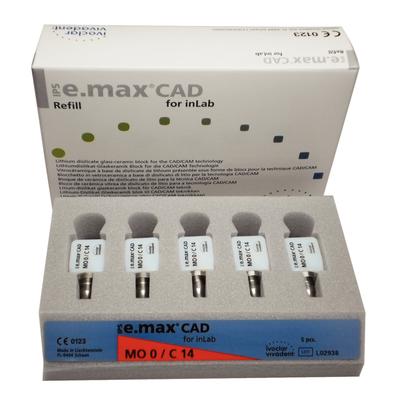 IPS e.max® CAD MO (Medium Opacity) Blocks – Size C14, 5/Pkg