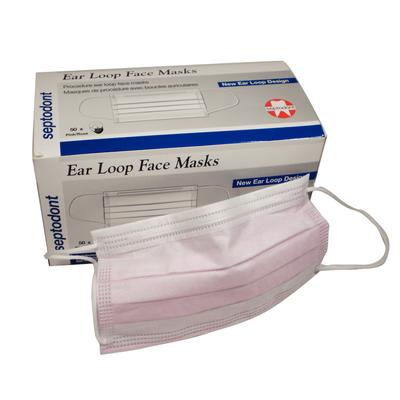 Earloop Face Masks – ASTM Level 1, Nonwoven, 50/Box