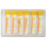 Gutta Percha Points – Hand Rolled, Color Coded, 20 Points/Vial, 6 Vials/Box